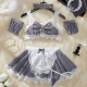 Sexy Lingerie Sets for Women, Black Lattice Six-piece Set With Bracelet, Collar and Hairpin. Sexy Lingerie Sets for Women, Black Lattice Six-piece Set With Bracelet, Collar and Hairpin.