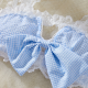 Sexy Lingerie Sets for Women, Blue Lattice Six-piece Set With Bracelet, Collar and Hairpin. Sexy Lingerie Sets for Women, Blue Lattice Six-piece Set With Bracelet, Collar and Hairpin.