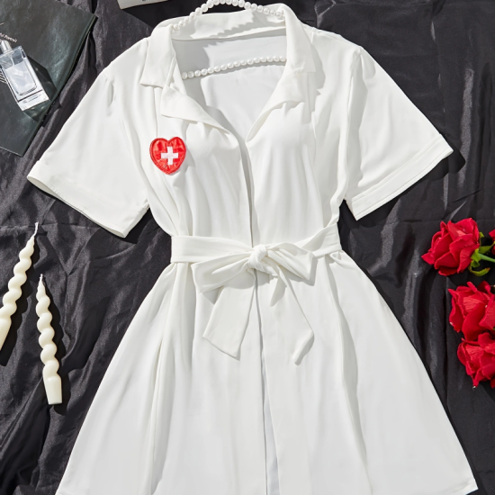 Sexy Lingerie Sets for Women Classy, Nurse White Skirt Dress With Hairpin. Sexy Lingerie Sets for Women Classy, Nurse White Skirt Dress With Hairpin.