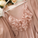 Sexy Lingerie Sets for Women, Pink Lace Three-piece Set With Coat. Sexy Lingerie Sets for Women, Pink Lace Three-piece Set With Coat.