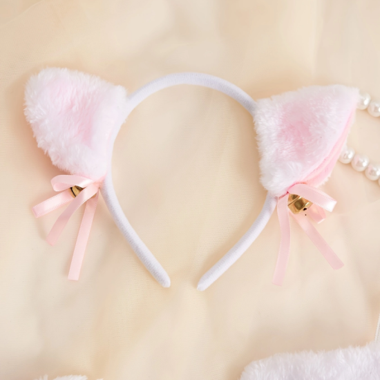 Sexy Lingerie Sets For Women, Pink Cat Four-Piece Set With Gloves, Collar And Hairpin. Sexy Lingerie Sets For Women, Pink Cat Four-Piece Set With Gloves, Collar And Hairpin.