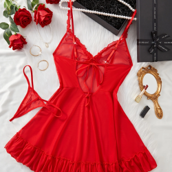 Sexy Lingerie Sets for Women Classy, Red Elegant Lingerie.