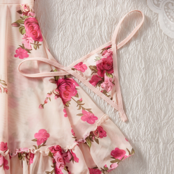 Sexy Lingerie Sets for Women Classy, Elegant Lingerie, Pink Floral Lingerie.