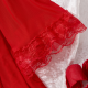 Sexy Lingerie Sets for Women, Red Three-piece Set With Coat. Sexy Lingerie Sets for Women, Red Three-piece Set With Coat.
